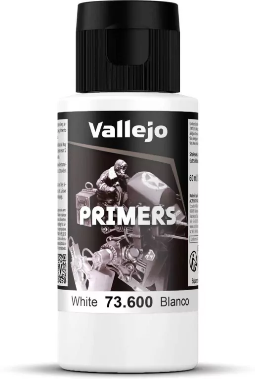 VALLEJO Podkład Akryl-Po liuretan. Biały60 ml - tantis.pl