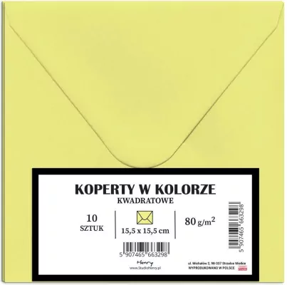 Koperty KW blady żółty