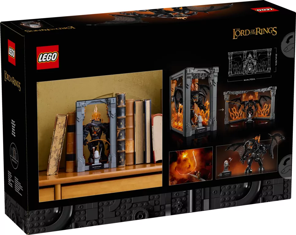 LEGO® Icons. Władca pierścieni: Book nook z Balrogiem 10367 - tantis.pl