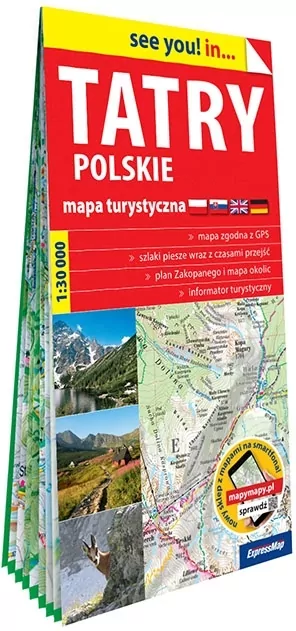 See you! in... Tatry polskie. Mapa turystyczna 1:30 000. Wydanie 2022 - tantis.pl