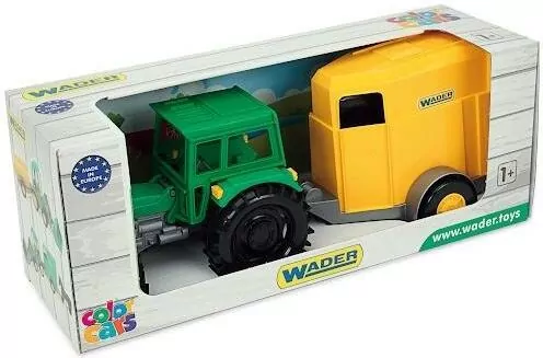 Color Cars Traktor z przyczepą na konia - tantis.pl