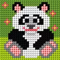 Haft. Moje pierwsze wyszywanie - Panda - tantis.pl