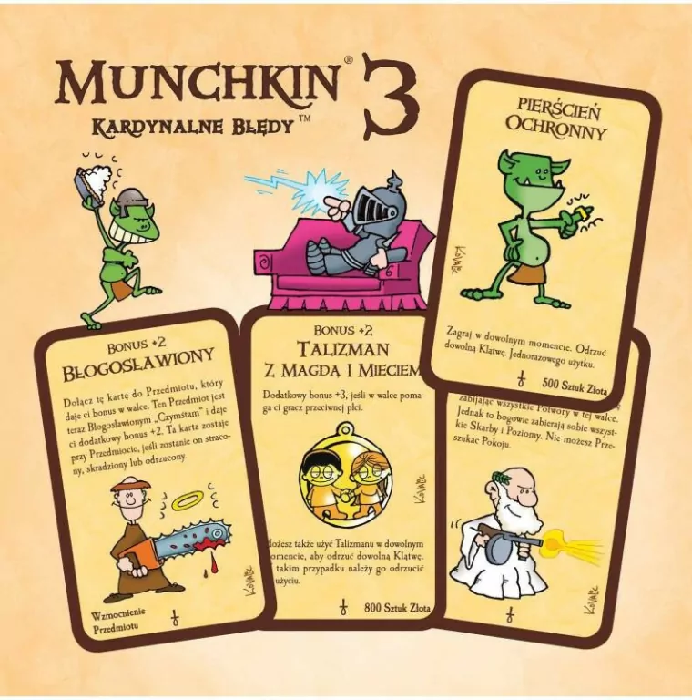 Munchkin 3 - Kardynalne Błędy - tantis.pl