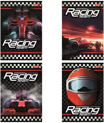 Zeszyt A5/32K kratka Racing Team (15szt) - tantis.pl