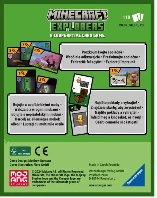 Minecraft Explorers. Gra karciana - tantis.pl