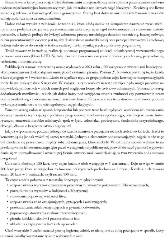 Materiały na zajęcia korekcyjno-kompensacyjne. Cz.B - tantis.pl