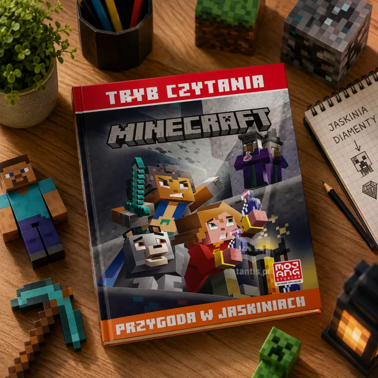 Przygoda w jaskiniach. Minecraft. Tryb czytania - tantis.pl