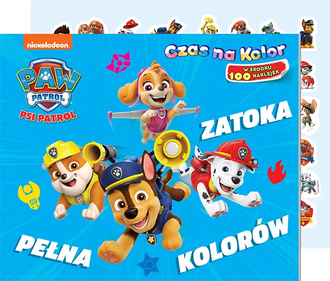 Zatoka pełna kolorów. Psi Patrol. Czas na kolor - tantis.pl
