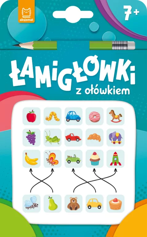 Łamigłówki z ołówkiem. Książeczka turkusowa - tantis.pl