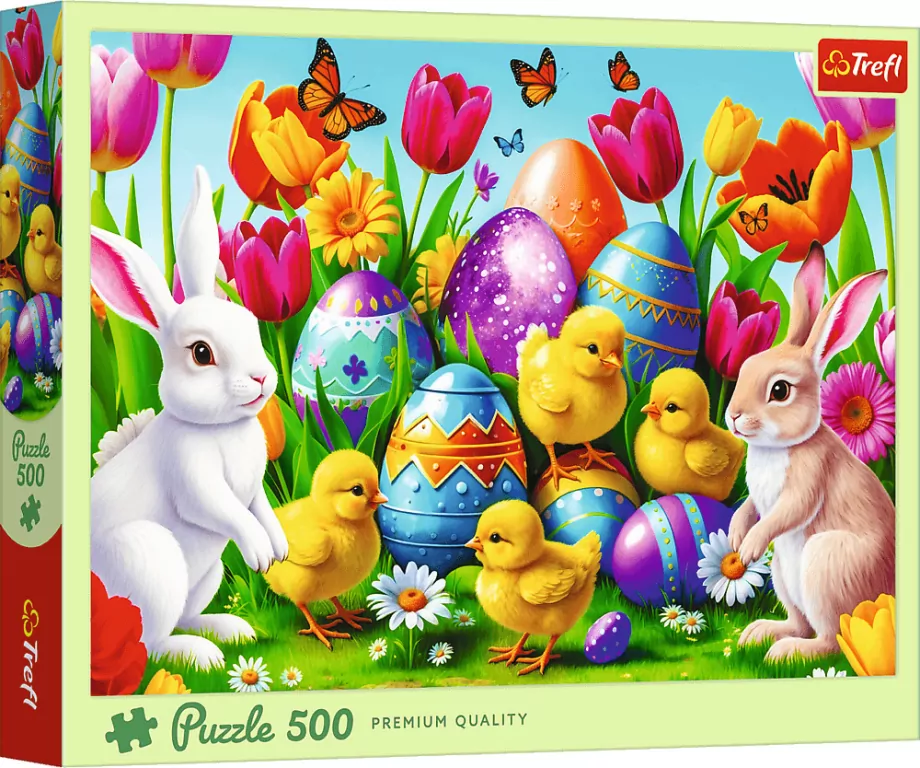 Puzzle 500 Wielkanocna łąka TREFL - tantis.pl
