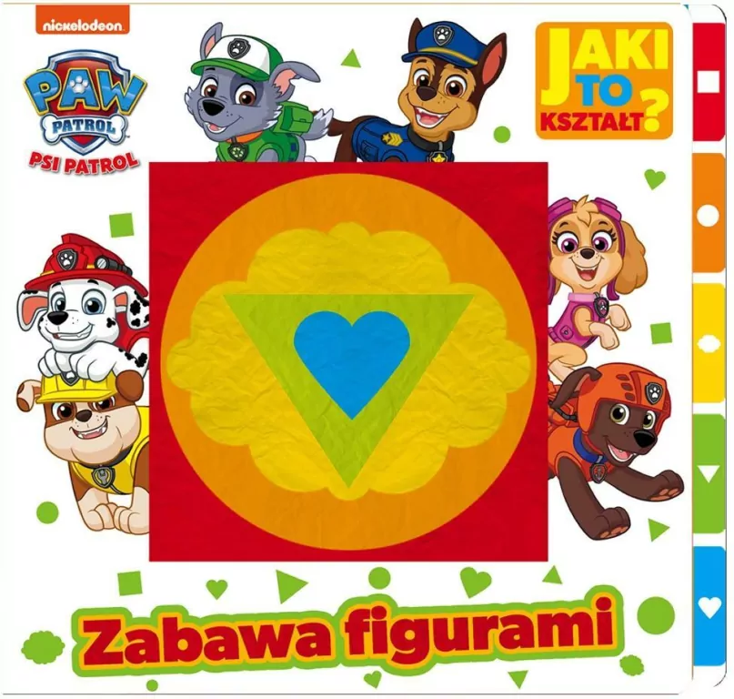 Jaki to kształt? Psi Patrol, część 2. Zabawa figurami - tantis.pl