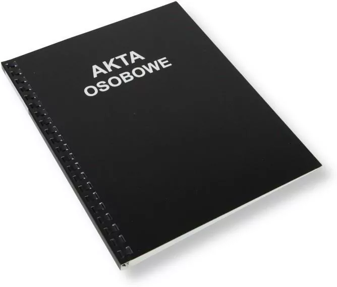 Teczka Akta osobowe T1 czarna - tantis.pl