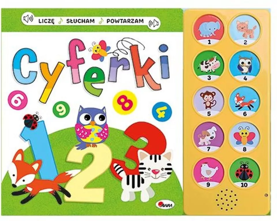 Cyferki. Liczę, słucham, powtarzam - tantis.pl