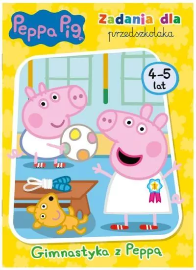 Peppa Pig. Zadania dla przedszkolaka cz. 6 Gimnastyka z Peppą - tantis.pl