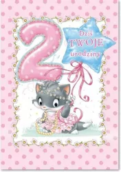 Kartka okolicznościowa: Urodziny