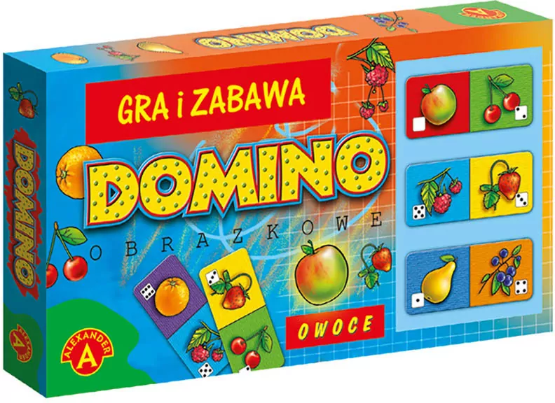 Domino obrazkowe. Owoce - tantis.pl
