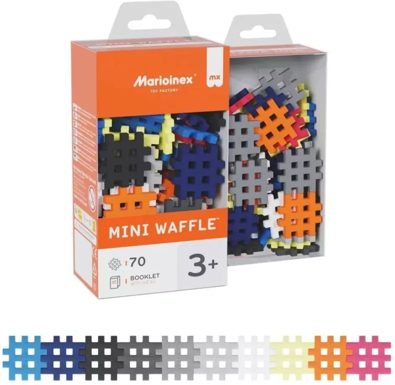 Klocki Mini Waffle 70elem - tantis.pl