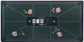 Mata do pokera zielona (180x90cm) - tantis.pl