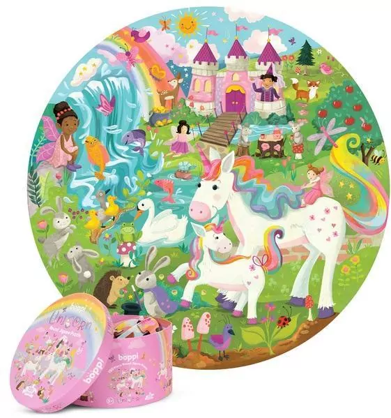 Puzzle okrągłe 150 Jednorożce - tantis.pl