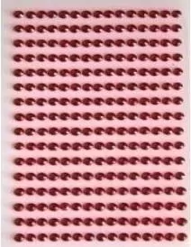 Dżety samoprzylepne czerwone 6mm, 140 sztuk - tantis.pl