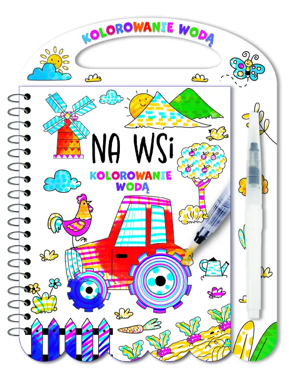 Kolorowanie wodą. Na wsi - tantis.pl