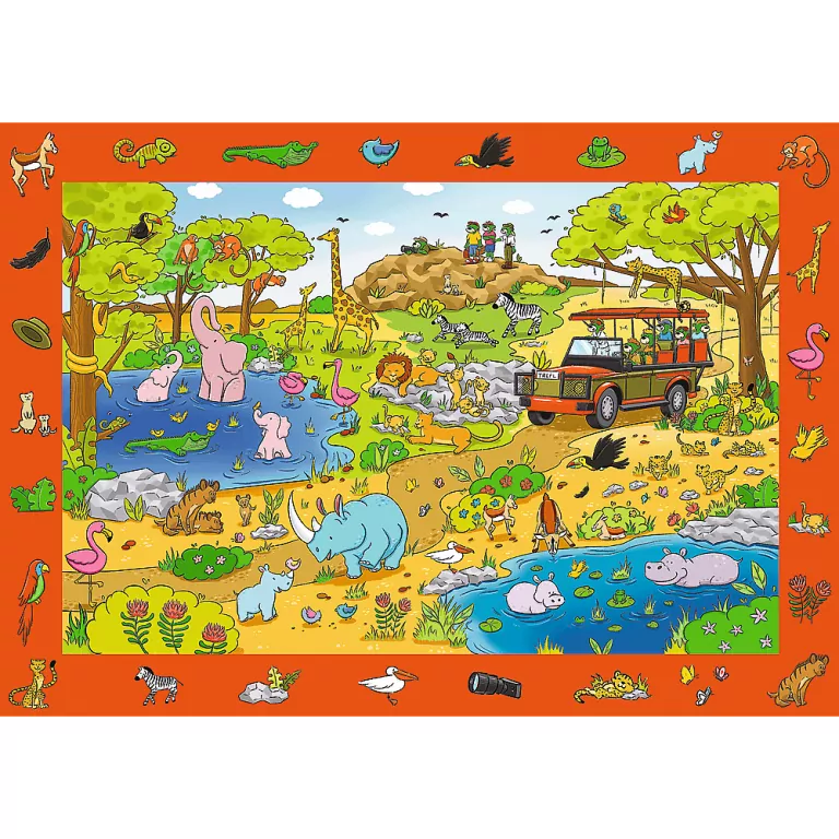 Puzzle 24. Obserwacyjne. Spy Guy. Safari. 15591 - tantis.pl