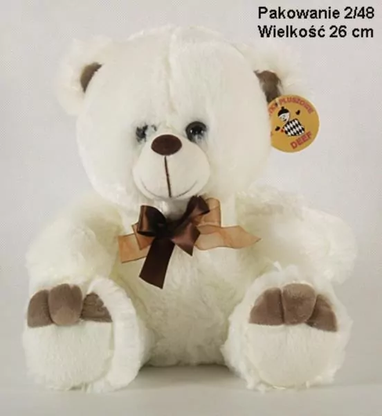 Maskotka Miś Stopek jasny średni 02970 DEEF - tantis.pl