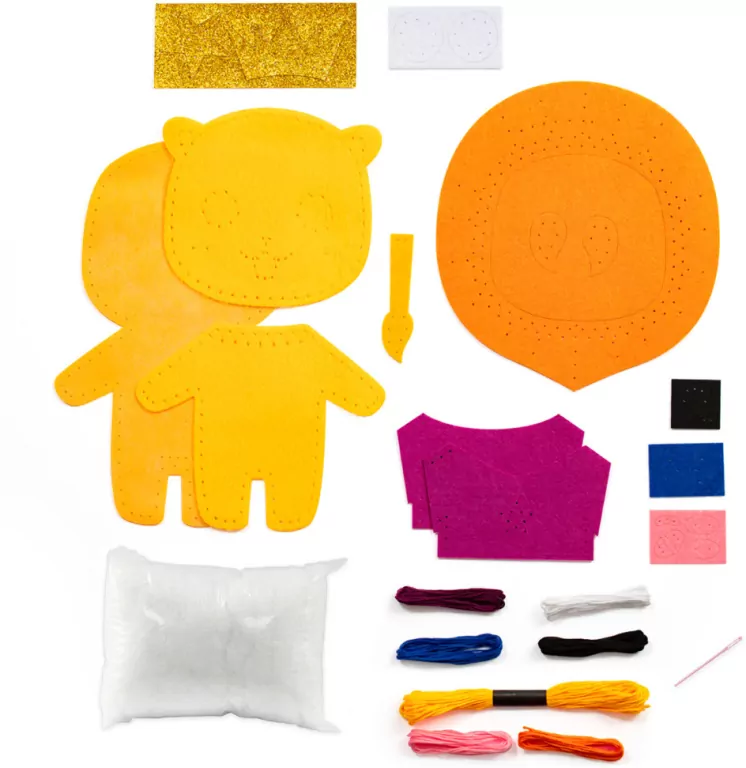 Maskotka do szycia Lew Richard - tantis.pl