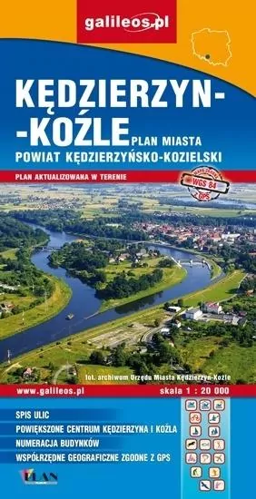Plan miasta - Kędzierzyn-Koźle (powiat) 1:20 000 - tantis.pl