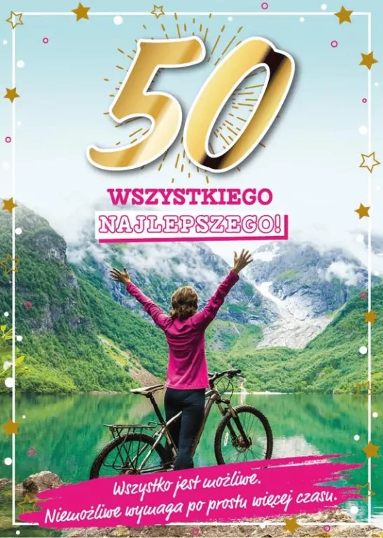 Karnet. Urodziny 50 - tantis.pl