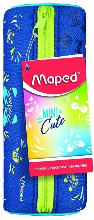 Piórnik tuba Mini Cute niebieski MAPED - tantis.pl