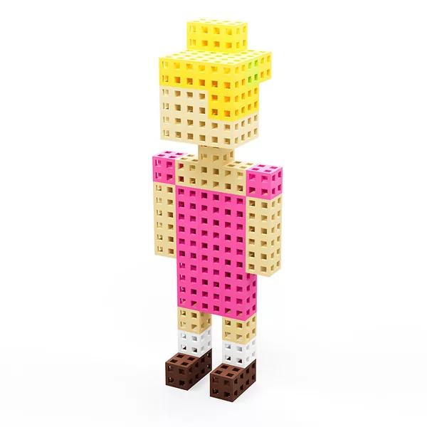 Klocki Meli Cube Pink Edu 300 elementów - tantis.pl