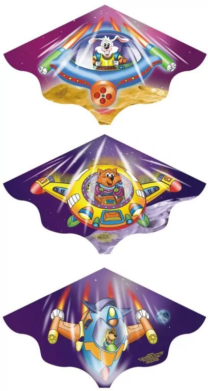 Latawiec foliowy kosmiczny. Mix - tantis.pl