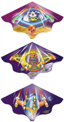 Latawiec foliowy kosmiczny. Mix