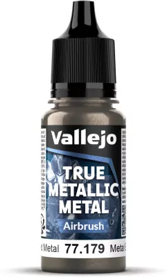 Vallejo: 77.179 - True Metallic Metal - Airbrush - Aged Metal (18 ml)