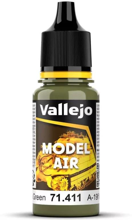 Vallejo: 71.411 - Model Air - A-19F Grass Green (17 ml) - tantis.pl