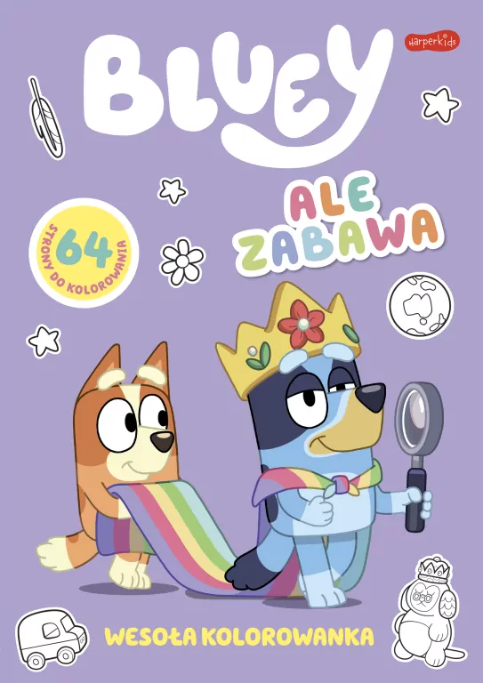 Ale zabawa. Wesoła kolorowanka. Bluey - tantis.pl
