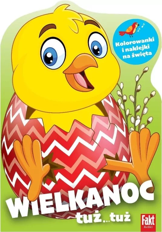 Wielkanoc tuż...tuż. Kolorowanki z naklejkami.. - tantis.pl