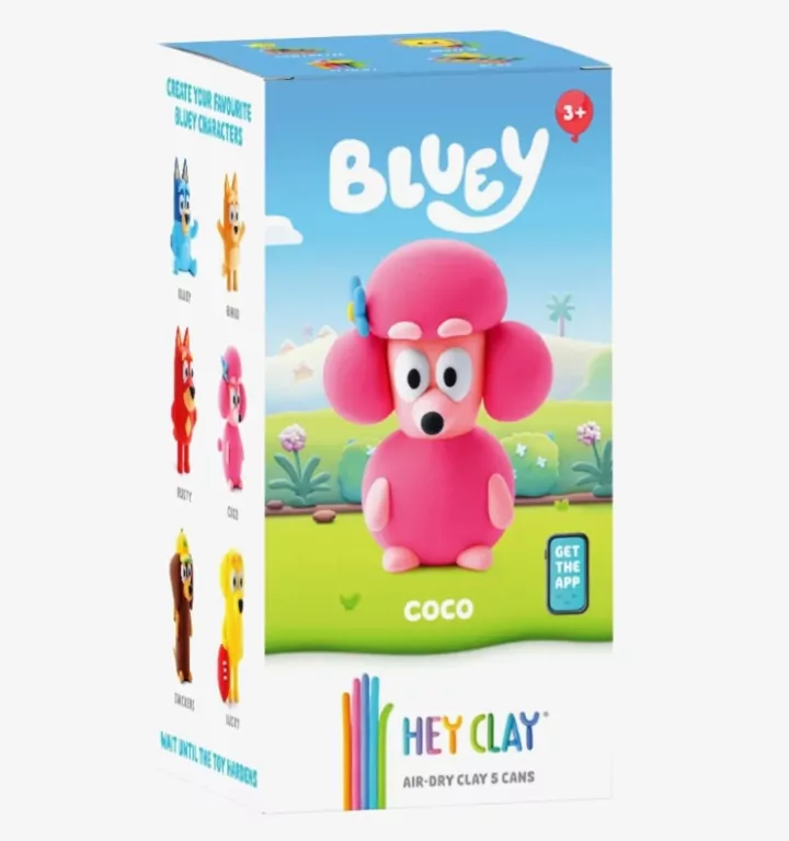 Hey Clay - Figurka Bluey Coco + akcesoriami 5pak - tantis.pl