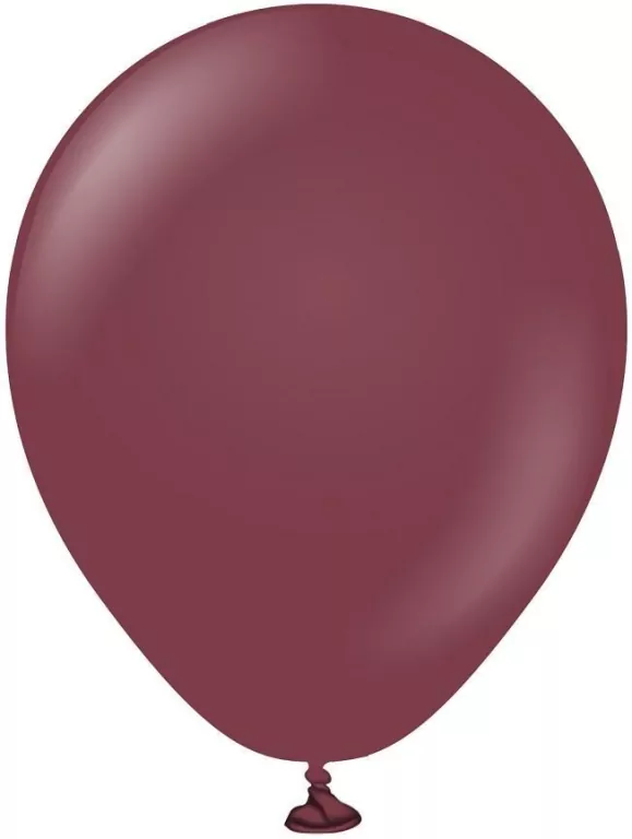 Balony Kalisan bordowe 100szt - tantis.pl