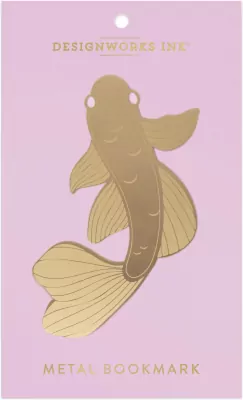 Metalowa zakładka do książki, karp koi