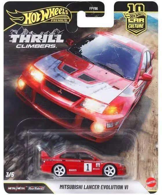 Hot Wheels Premium Kultowe auta Mitsubishi Lancer - tantis.pl