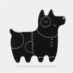 Piesek II drewniana tablica kredowa + kredy