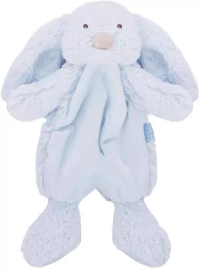 Królik Charlotte doudou niebieski 28cm - tantis.pl