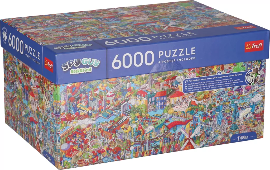 Puzzle 6000 Spy Guy - Seek & Find City Break TREFL - tantis.pl