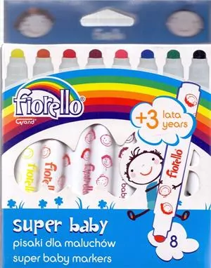 Pisaki. Super Baby. 8 kolorów - tantis.pl