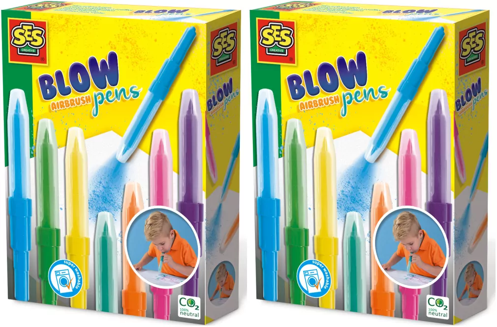 Multipak: Kolorowanie za pomocą dmuchania. Kreatywna zabawa x2 - tantis.pl