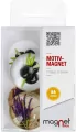 Magnes szklany Oliwka/Lawenda Kopuła, 3,5 cm - tantis.pl