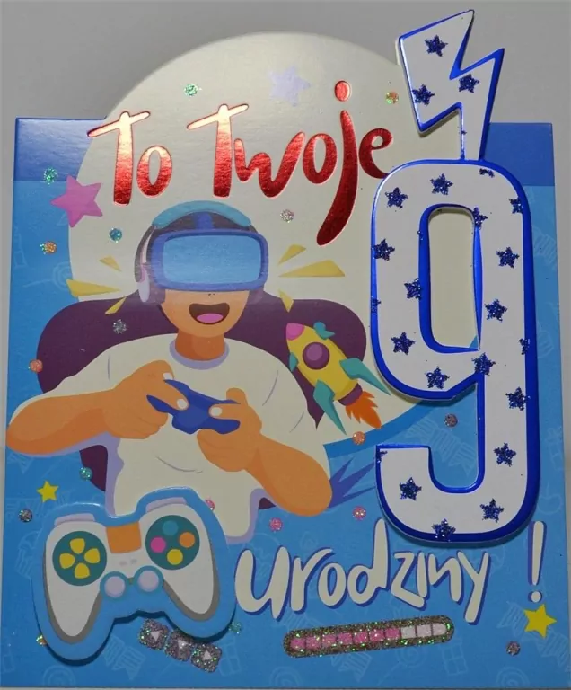 Karnet Urodziny 9 - tantis.pl