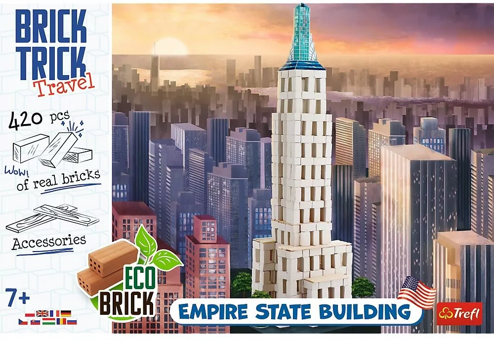 Buduj z cegły. Travel. Empire State Building XL. 61785 - tantis.pl